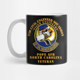 23d Civil Engineer Squadron - Tiger Engineers - Pope AFB, NC Mug